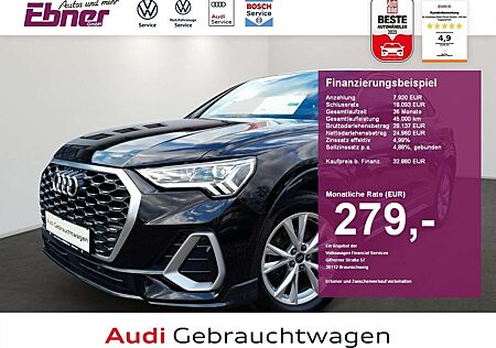 Audi Q3 Sportback S-LINE TFSI S-TRONIC LED+NAVI+VC+GRA+BLU