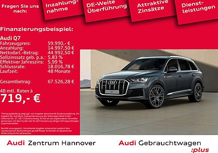 Audi Q7 S line 55 TFSI quattro Pano AHK B&O Luft Kame