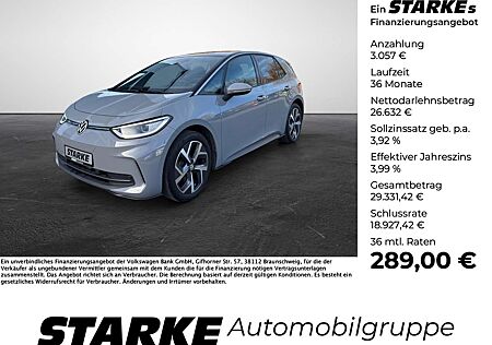 VW ID.3 Volkswagen Pro Performance AHK WÄPU ACC Matrix