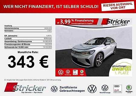 VW ID.4 Volkswagen GTX 343,-ohne Anzahlung AHK Kamera Wärmepumpe