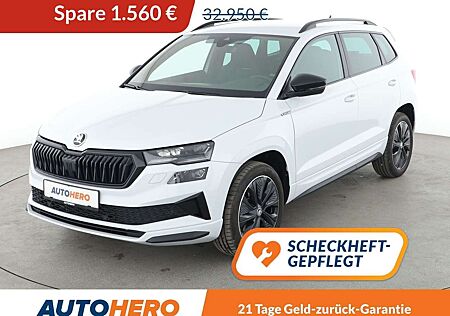 Skoda Karoq gebraucht kaufen Skoda Karoq 1.5 TSI ACT SportLine Aut.*NAV*MATRIX*ACC*PDC*SHZ