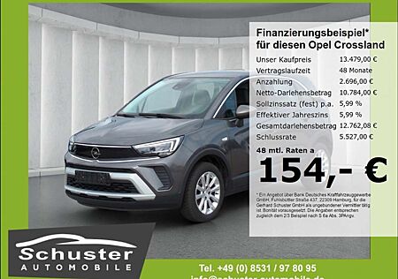 Opel Crossland Elegance 1.2Turbo*Leder LED SHZ Tempo