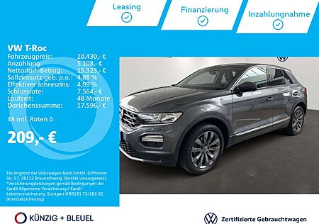 VW T-Roc Volkswagen Sport 1,5 TSI 150PS*CarPlay*AHK*StHzg*PDC