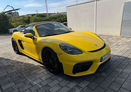 Porsche Boxster 718 Spyder Schalensitz Bose Kamera Carbon Chrono