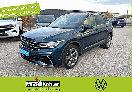 VW Tiguan Volkswagen R-Line TDi DSG 4M Black+CarPlay+Matrix