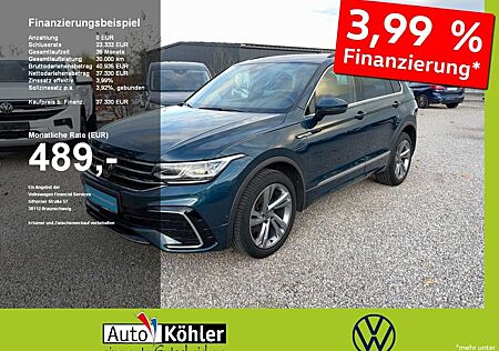 VW Tiguan Volkswagen R-Line TDi DSG 4M Black+CarPlay+Matrix