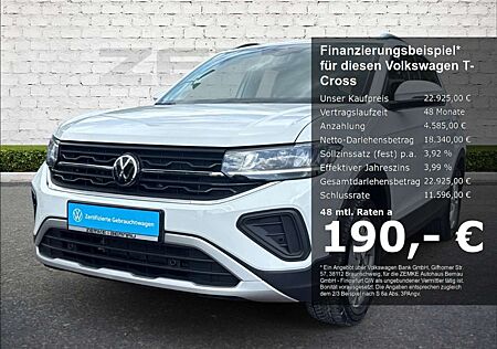 VW T-Cross Volkswagen 1.0 TSI Life Digitales Cockpit LED ACC Apple CarPl