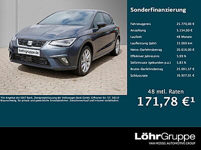 SEAT Ibiza FR DSG 9,2" Navi LED UPE 33.285 per sofort