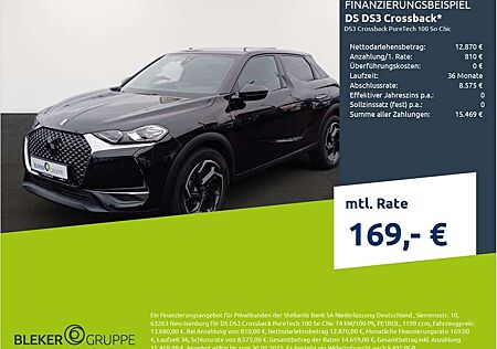 DS Automobiles DS 3 Crossback PureTech 100 So Chic