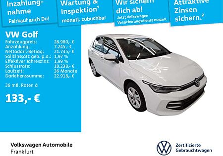 VW Golf Volkswagen VIII 2.0 TDI DSG Life Navi LED DAB+ FrontAs