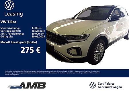 VW T-Roc Volkswagen Life 2.0 TDI AHK/LED/Nav/Standhzg/02.29Gar