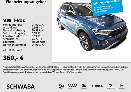 VW T-Roc Volkswagen Goal 1.5 TSI LED*VIRTUAL*NAV*AHK*R-KAM*17"