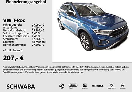 VW T-Roc Volkswagen Goal 1.5 TSI LED*VIRTUAL*NAV*AHK*R-KAM*17"