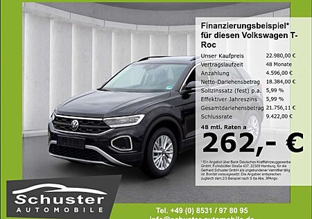 VW T-Roc Volkswagen Life 1.0TSI*LED+ Navi digCockp VKZ-Erk SHZ