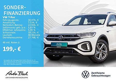 VW T-Roc Volkswagen 1.0 TSI R-Line, Navi, LED-Plus, App-Connec