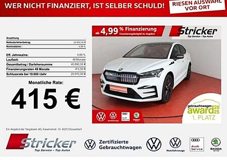 Skoda Enyaq Coupe RS 415,-ohne Anzahlung AHK Pano Canton