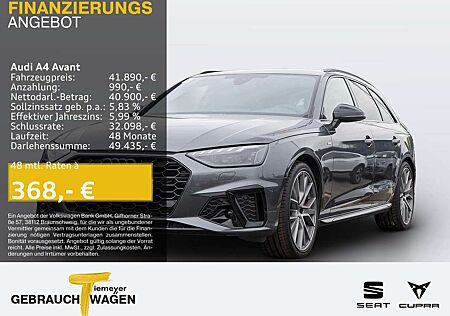 Audi A4 40 TFSI Q 2x S LINE LM19 KAMERA NAVI+ V
