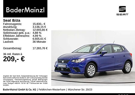 Seat Ibiza 1.0 TSI Style Beats Kamera SHZ Caplay AAC