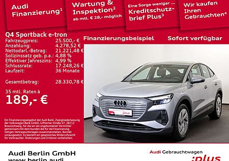 Audi Q4 e-tron Q4 Sportback 35 e-tron VIRTUAL LED PDC NAVI