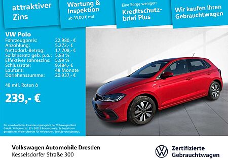 VW Polo Volkswagen 1.0 TSI DSG Life LED AHZV Navi