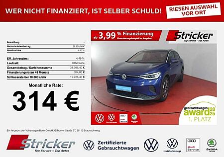 VW ID.4 Volkswagen Max 150/77 314,-ohne Anzahlung AHK Pano ACC Pumpe