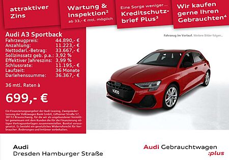 Audi A3 35TDI S line Matrix Navi SONOS AHZV
