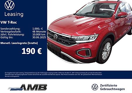 VW T-Roc Volkswagen Life 1.0 TSI AHK/LED/Nav/Standhzg/03.29Gar