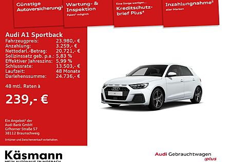 Audi A1 advanced 30TFSI S line LED SMARTPI