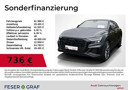 Audi Q8 50 TDI 3x S Line Pano,Standhzg,HUD,AHK,B&O