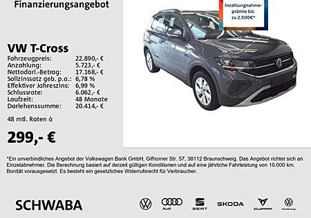 VW T-Cross Volkswagen Life 1.0 TSI *LED*VIRTUAL*NAVI*ACC*16"*