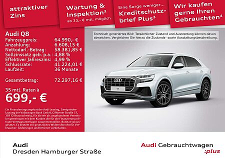 Audi Q8 50 TDI quattro S line Pano Allradlenkung AHZV