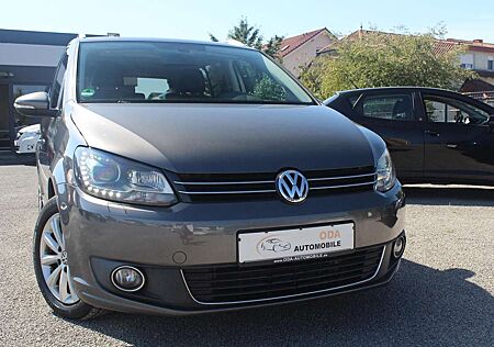 VW Touran Volkswagen Highline BMT=XENON=NAVI=AHK=TEMP=7-SITZER