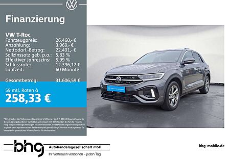 VW T-Roc Volkswagen 1.5 TSI DSG R-Line IQ.Drive AHK Navi Keyle