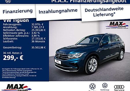 VW Tiguan Volkswagen 2.0 TDI DSG 4M ELEGANCE LED+PANO+KAMERA+A