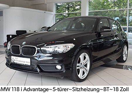 BMW 118 i Advantage~5-türer~SHZ~BT~18 Zoll