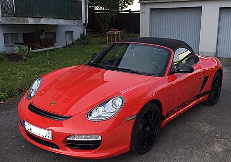 Porsche Boxster Rot mit schwarzer Ausstattung