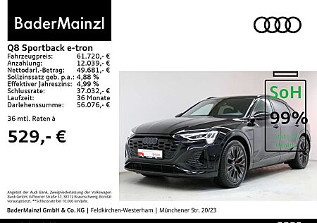 Audi Q8 e-tron Sportback 50 quattro S line Matrix 360