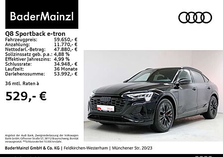 Audi Q8 e-tron Sportback 50 quattro S line Matrix 360