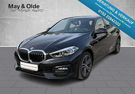 BMW 118 d Aut Sport Line T-Leder Navi LED Klimaaut SHZ