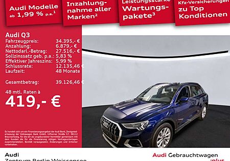 Audi Q3 35 TDI S-TRO*QU*ADVANCED*AHK*RFK*LED*NAVI*GRA