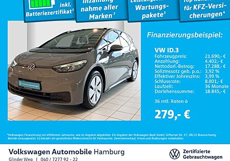 VW ID.3 Volkswagen Pro DSG AppConnect Einparkhilfe Navi
