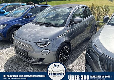 Fiat 500E Cabrio La Prima 43kWh, Leder, Navi, Kamera, LED