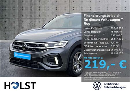 VW T-Roc Volkswagen 2.0TDI DSG R-Line AHK Navi RüFaKa GJR Massage