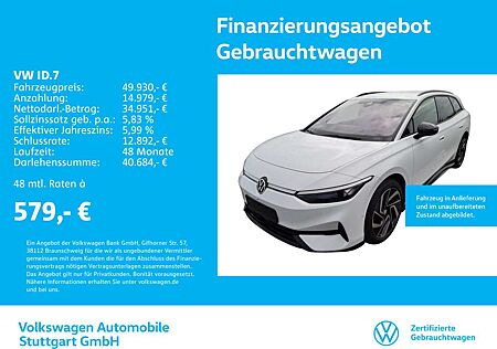VW ID.7 Volkswagen Tourer Navi Kamera LED AHK ACC SHZ