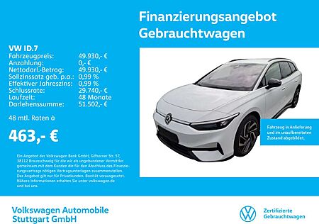 VW ID.7 Volkswagen Tourer Navi Kamera LED AHK ACC SHZ