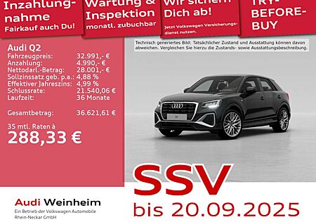 Audi Q2 35 TFSI 2x S-line S-tronic LED Navi Sportsitz