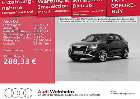 Audi Q2 35 TFSI 2x S-line S-tronic LED Navi Sportsitz