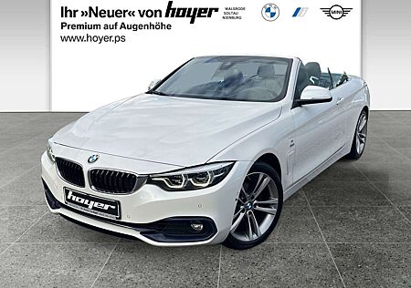 BMW 420 gebraucht kaufen BMW 420 d Cabrio Sport Line Head-Up HK HiFi DAB LED