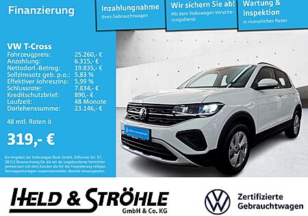 VW T-Cross Volkswagen Life 1.0 TSI DSG AHK LED NAV PDC SHZ APP