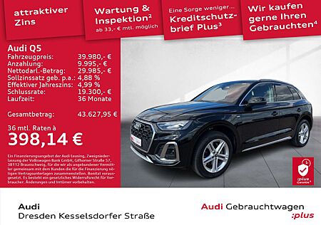 Audi Q5 45 TFSI Q. S-Line AHZV Kamera LED Navi